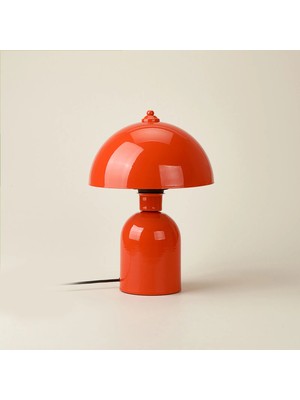 Matmel Lighting Metal Mantar Abajur - Turuncu - 40 cm