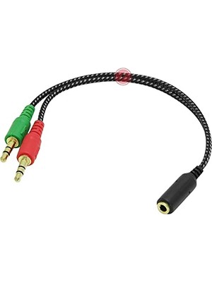 Velora Frisby FA6624AC 4 Pin 3.5 mm Kulaklık Çoklayıcı
