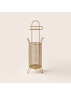 Ang Design Design Metal Sepetli Tuvalet Kağıtlığı - Antik