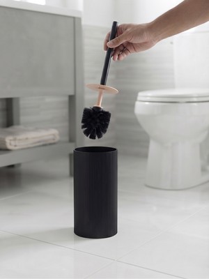 İndecor Houseware Liza Kapaklı Wc Banyo Fırçası - Tuvalet Fırçası Wc Fırçası Klozet Fırçası