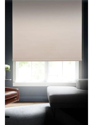 Velora Özel Jaluzi Özel Jaluzi Krem Blackout Karartma Stor Perde 130X200, 480