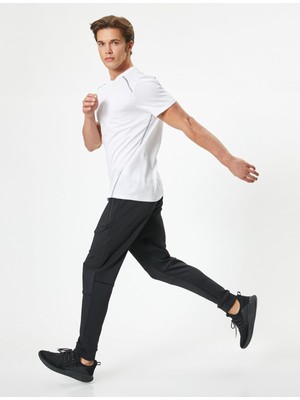 Velora Koton Spor Eşofman Altı Jogger Beli Lastikli Fermuar Cepli