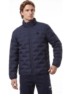 Discovery Expedition D6WM-MNT3306 Lacivert Kapitone Erkek Spor Mont