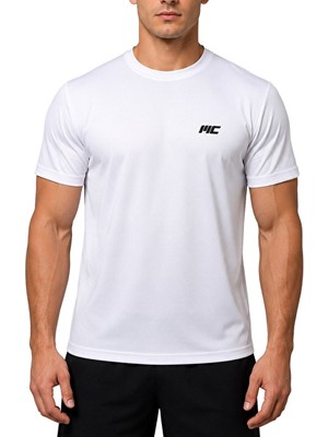 Musclecloth Dry Touch Kısa Kollu T-Shirt Beyaz
