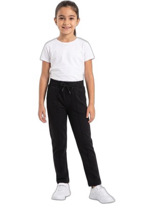 Velora Slazenger Pıka Unisex Çocuk Siyah Eşofman Altı
