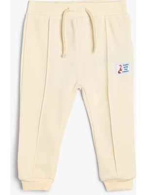 Velora Basic Jogger Eşofman Altı Beli Bağlamalı Pamuklu