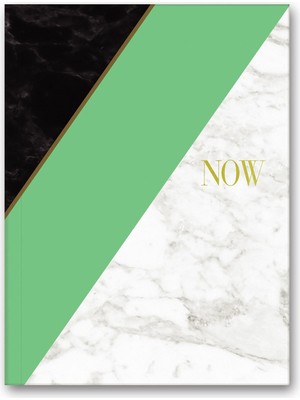 Velora Le Color Mermer Mini Defter Çizgili Mint