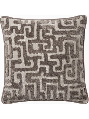 Lidoma Home "vela" Desenli Kırlent Kılıfı - 45X45 - Vizon