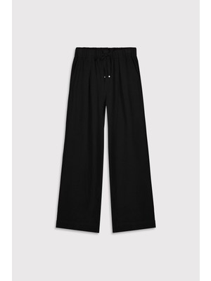 Babokah Beli Lastikli Keten Karışımlı Pantolon