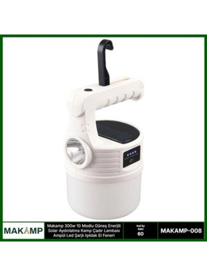 Marsilyan 300W 10 Modlu Kamp Çadır Lambası