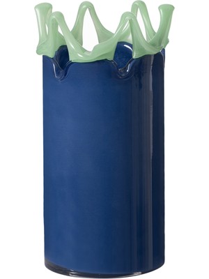Mudo Home WAVY BLUE VAZO 13X13X27 CM