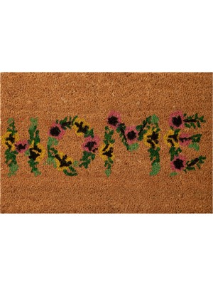 Mudo Home Home Flowers Kapı Paspas 40X60 cm