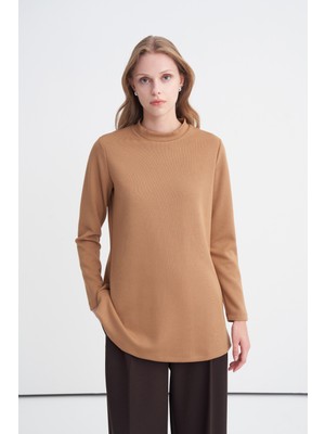 Zühre Dik Yaka Fitilli Camel Içlik 0014