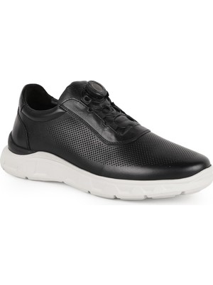 Libero L5864 Hakiki Deri Otomatik Kilit Mekanizmalı Şok Emici Hafif Taban Erkek Casual Sneaker