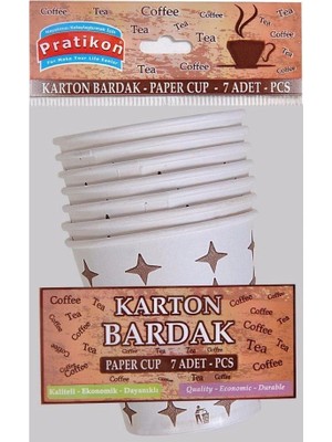 Aslanoğlu Store 7'li Karton Bardak