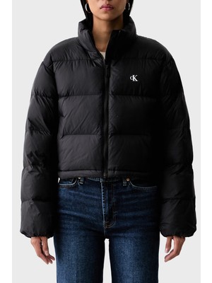 Calvin Klein Kapitoneli Su Itici Dik Yaka Şişme Mont LV047H503GUB1 Kadın Mont LV047H503G Ub1
