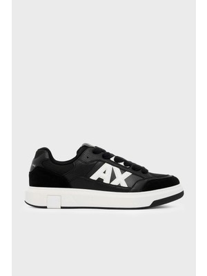 Armani Exchange Logolu Süet Detaylı Sneaker Ayakkabı Erkek Ayakkabı XM003648 AF29508 MC482