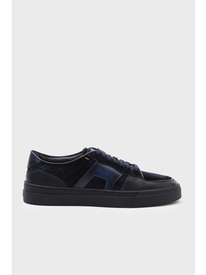 Santoni Süet Deri Sneaker Ayakkabı Erkek Ayakkabı MBGT22221OCNTGEUU60