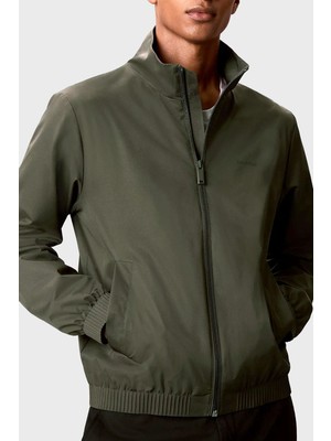 Calvin Klein Logolu Regular Fit Dik Yaka Mont LV04LF515GPAR Erkek Mont LV04LF515G Par