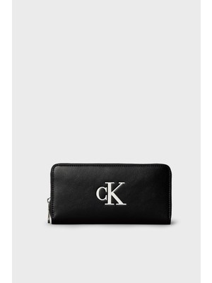 Calvin Klein Logolu Fermuarlı Cüzdan LV04F1077G3L2 Kadın Cüzdan LV04F1077G 3l2