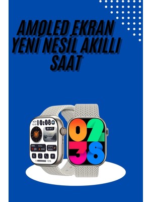 Astraltech Akıllı Kol Saat Amoled Ekran Android ve Ios Uyumlu Arama Konuşma