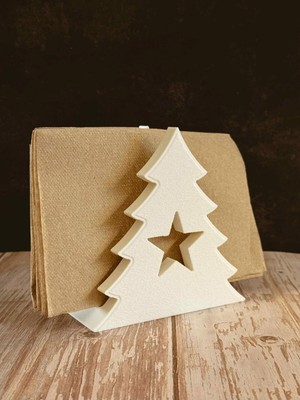 Lunera Accessories Noel Çam Ağacı Peçetelik – Yılbaşı Temalı Dekoratif Masa Üstü Peçetelik