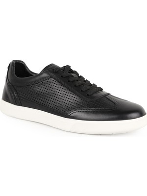 Lbr H1123 Hakiki Deri Lazer Hava Delikli Darbe Emici Düz Taban Erkek Comfort Casual Sneaker