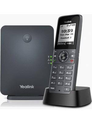 Yealink Yealınk W71P 1.8 Inc Ekran Hd Ses Gürültü Engelleme Ip Dect Telefon (W70B Baz + W71H)