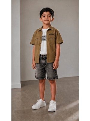 Babali Kids Erkek Çocuk Gömlekli Takım