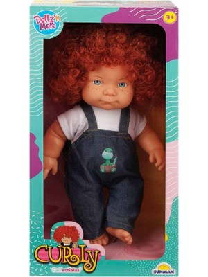 Nessi World 30151 , Curly Kıvırcık Saçlı Bebek 35 cm