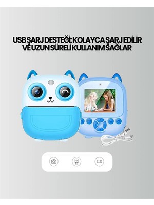 Astraltech 2.4” Ekranlı Mini Kamera – 1080P Kayıt + Mürekkepsiz Yazdırma