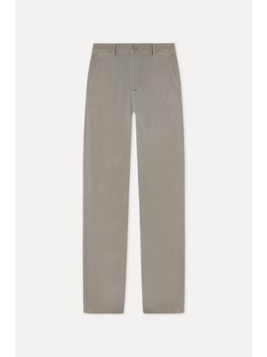 Mudo Erkek Vizon Rengi Slim Straight Fit Chino Pantolon