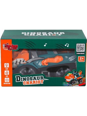 Gesa ZR171-1 Işıklı Müzikli Hareketli Dinazor -Varden Oyuncak