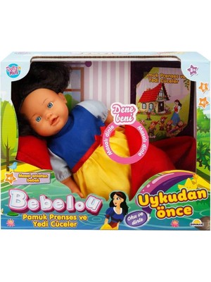 Gesa 40022 Bebelou Uykudan Önce Bebeği Masal Anlatan Pamuk Prenses ve Yedi Cüceler 40 cm