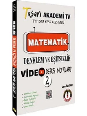 Gesa Tasarı Tyt Dgs Kpss Ales Msü Matematik Denklem Eşitsizlik Video Ders Notları