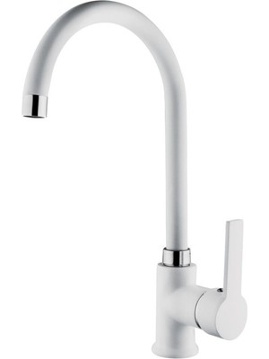 İtimat Itimat Idea White 563CW Kuğu Mix Eviye Bataryası Beyaz