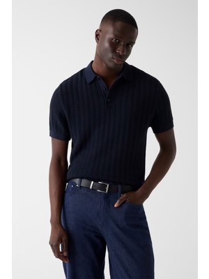 Guess Lonny Polo Ss Harrıngbone Stıt