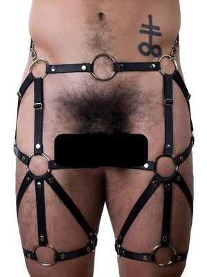 Esranın Dünyası Erkrk Fantazi Lastik Jartiyer Harness - BRFM189