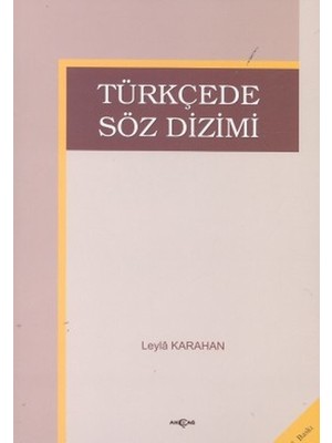 Esranın Dünyası Türkçede Söz Dizimi
