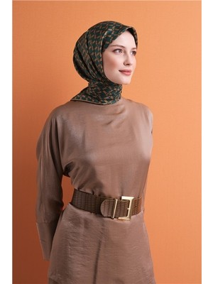 Armine Saf Ipek Twill Eşarp 9636D 04