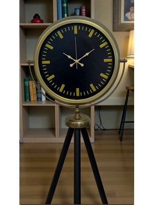 Nostalji Şık Tasarım Tripod Ayaklı Saat