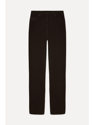 Mudo Erkek Kahverengi Slim Straight Fit Pantolon