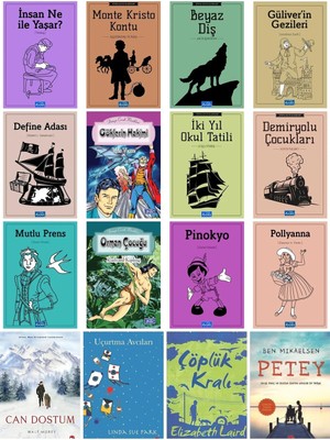 Beyaz Balina Yayınları Beyaz Balina Yayınları Petey.can Dostum.çöplük Kralı.uçurtma Avcıları 16 Lı Set