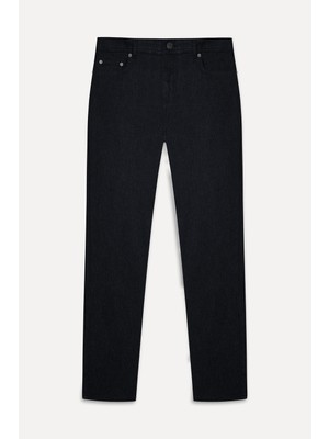 Mudo Erkek Siyah Slim Straight Fit Pantolon