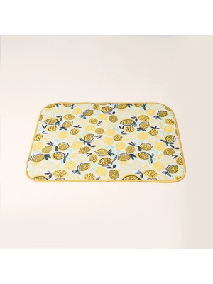 Matmel Soft Limon Desenli Bulaşık Kurutma Örtüsü - Renkli - 35X45 cm