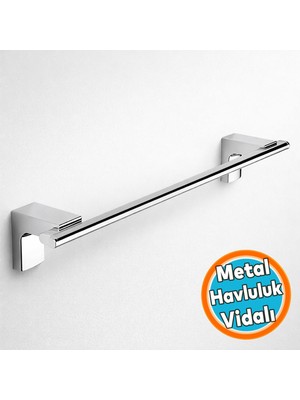 Nzb Banyo Lavabo Mutfak Aparat Standı Bez Havlu Askısı Uzun Havluluk Vidalı Krom Paslanmaz Metal