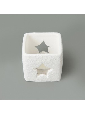 Matmel Deco Love Mumluk - Beyaz - 6x6 cm
