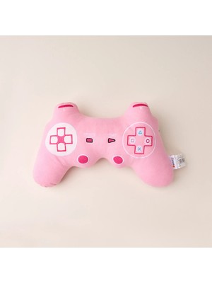 Matmel Soft Oyun Konsolu Figürlü Yastık - Pembe - 36X22 cm