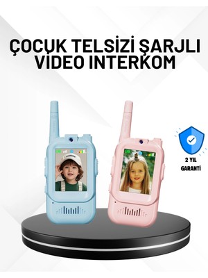 Astraltech 3–12 Yaş Çocuklara Uygun Görüntülü Walkie Talkie Seti
