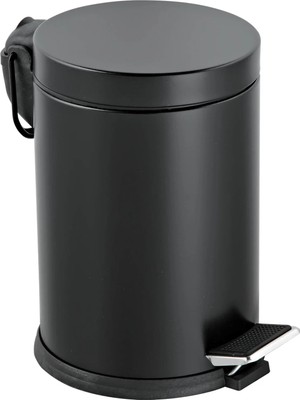 Matmel Bath Pedallı Çöp Kovası - Siyah - 5 Lt